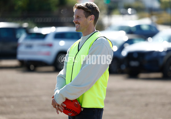 AFL 2024 Media - AFL Max Melbourne Sod Turning - A-53310037