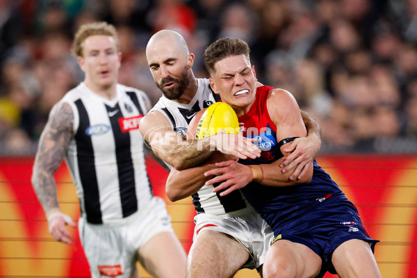 AFL 2024 Round 24 - Melbourne v Collingwood - A-53328886