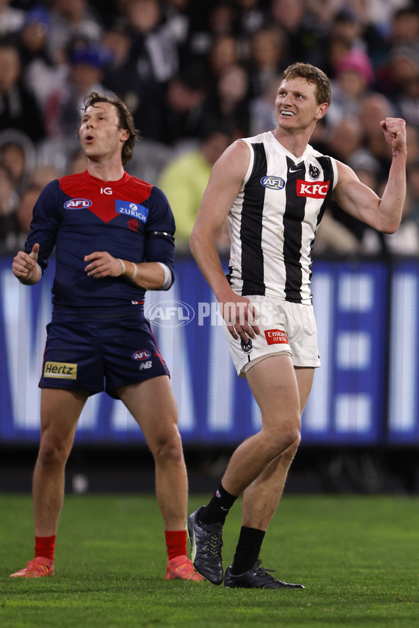 AFL 2024 Round 24 - Melbourne v Collingwood - A-53329470