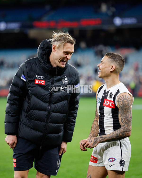 AFL 2024 Round 24 - Melbourne v Collingwood - A-53330985