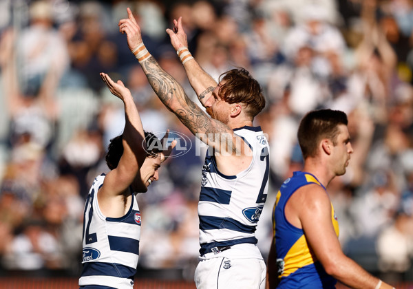 AFL 2024 Round 24 - Geelong v West Coast - A-53346115