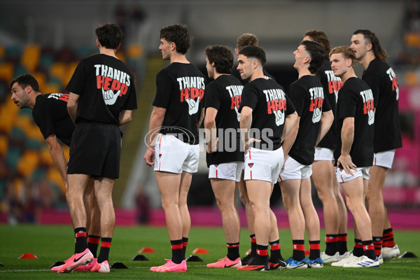 AFL 2024 Round 24 - Brisbane v Essendon - A-53361950