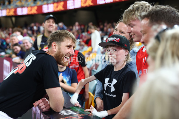 AFL 2024 Round 24 - Brisbane v Essendon - A-53364069