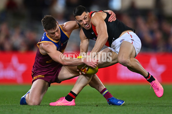 AFL 2024 Round 24 - Brisbane v Essendon - A-53369966