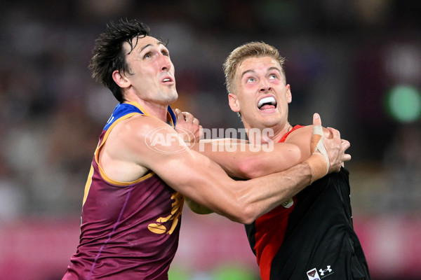 AFL 2024 Round 24 - Brisbane v Essendon - A-53369982