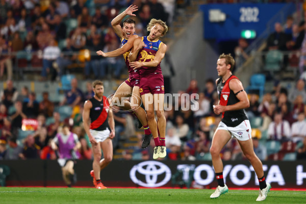 AFL 2024 Round 24 - Brisbane v Essendon - A-53370726