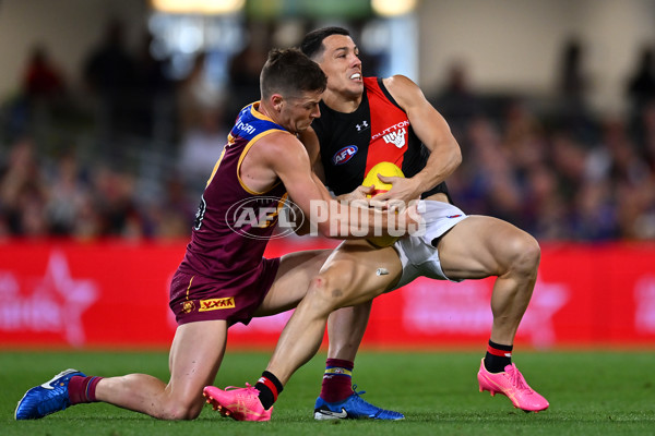 AFL 2024 Round 24 - Brisbane v Essendon - A-53370748