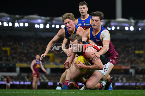 AFL 2024 Round 24 - Brisbane v Essendon - A-53370807