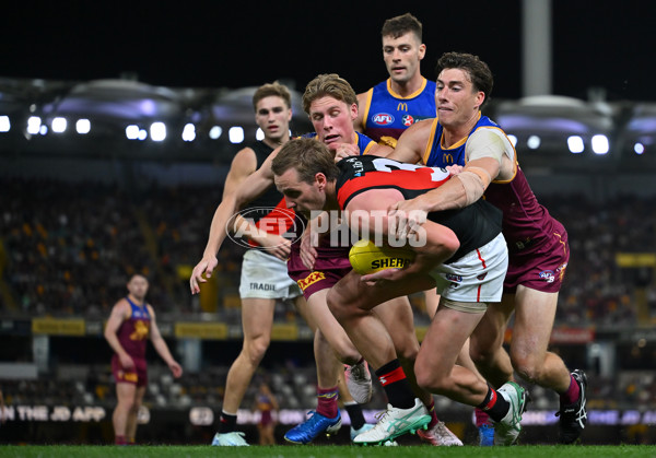 AFL 2024 Round 24 - Brisbane v Essendon - A-53372861