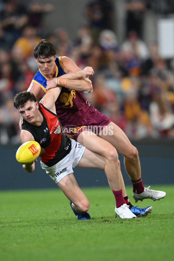 AFL 2024 Round 24 - Brisbane v Essendon - A-53372894