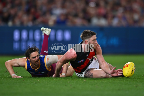 AFL 2024 Round 24 - Brisbane v Essendon - A-53373523