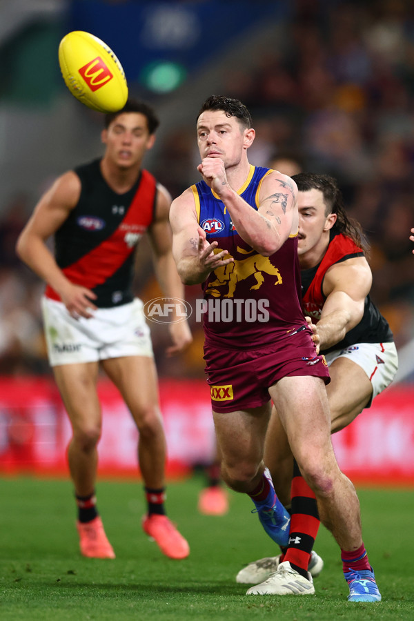 AFL 2024 Round 24 - Brisbane v Essendon - A-53376625