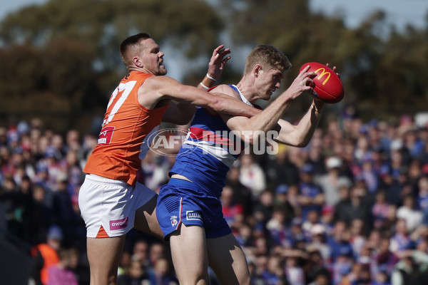 AFL 2024 Round 24 - Western Bulldogs v GWS - A-53381568