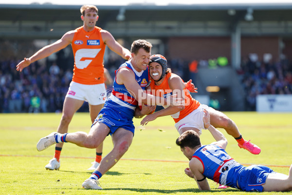 AFL 2024 Round 24 - Western Bulldogs v GWS - A-53381595