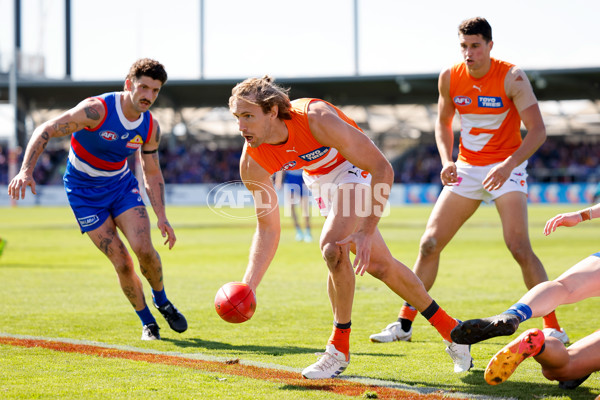 AFL 2024 Round 24 - Western Bulldogs v GWS - A-53384840