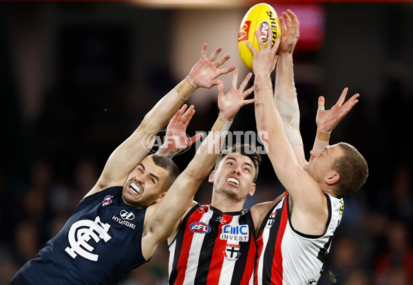 AFL 2024 Round 24 - Carlton v St Kilda - A-53387773