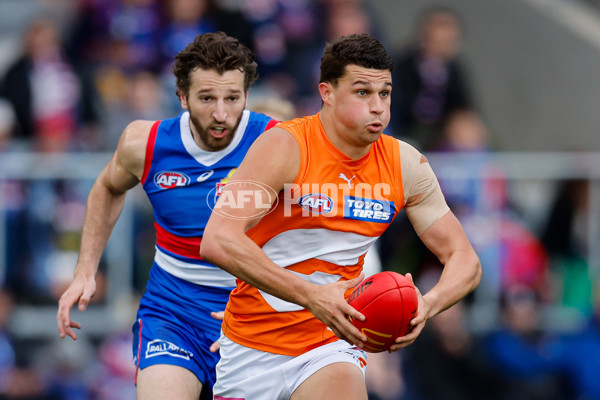 AFL 2024 Round 24 - Western Bulldogs v GWS - A-53389614