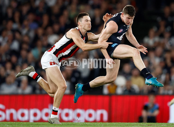 AFL 2024 Round 24 - Carlton v St Kilda - A-53389644