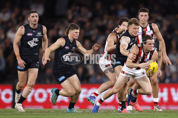 AFL 2024 Round 24 - Carlton v St Kilda - A-53389705