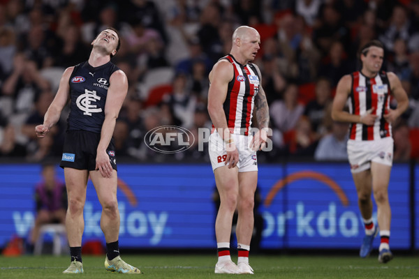 AFL 2024 Round 24 - Carlton v St Kilda - A-53392372