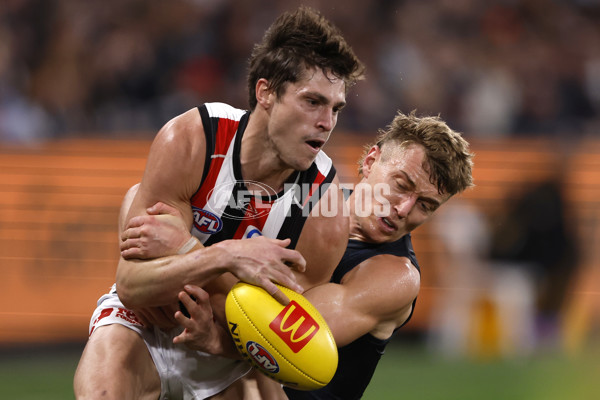 AFL 2024 Round 24 - Carlton v St Kilda - A-53392394