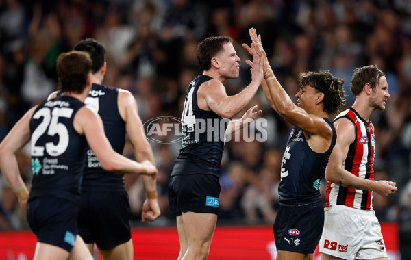 AFL 2024 Round 24 - Carlton v St Kilda - A-53394698