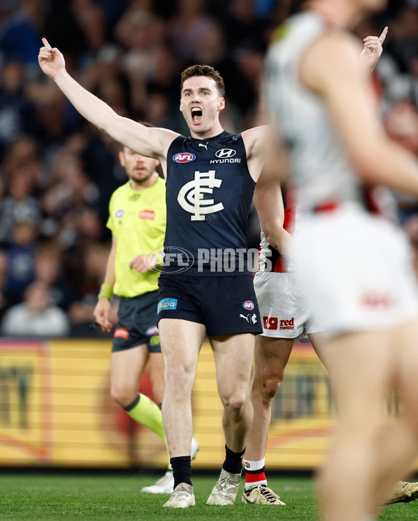 AFL 2024 Round 24 - Carlton v St Kilda - A-53394974