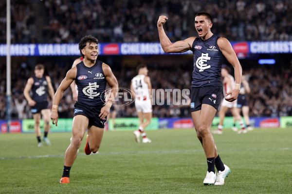 AFL 2024 Round 24 - Carlton v St Kilda - A-53397306