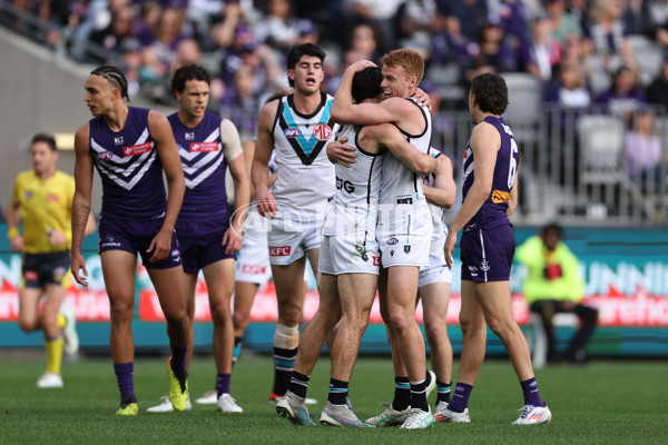 AFL 2024 Round 24 - Fremantle v Port Adelaide - A-53399743