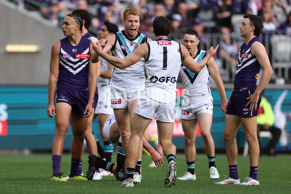 AFL 2024 Round 24 - Fremantle v Port Adelaide - A-53399745