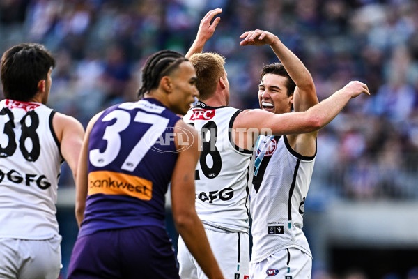 AFL 2024 Round 24 - Fremantle v Port Adelaide - A-53400189