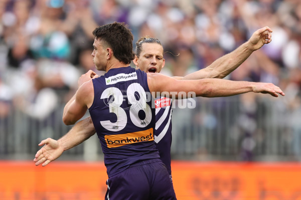 AFL 2024 Round 24 - Fremantle v Port Adelaide - A-53402337