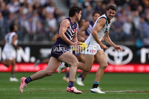 AFL 2024 Round 24 - Fremantle v Port Adelaide - A-53402356