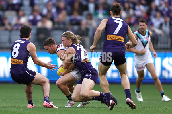 AFL 2024 Round 24 - Fremantle v Port Adelaide - A-53402360