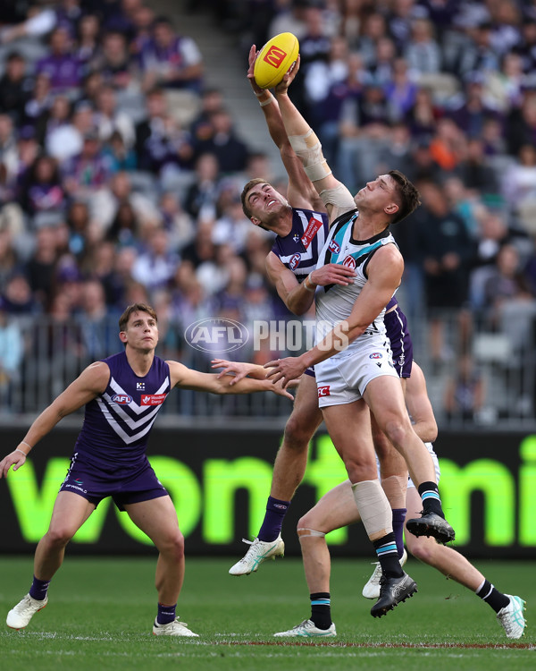 AFL 2024 Round 24 - Fremantle v Port Adelaide - A-53402364