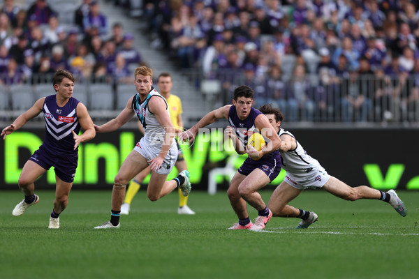 AFL 2024 Round 24 - Fremantle v Port Adelaide - A-53402366