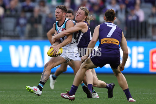 AFL 2024 Round 24 - Fremantle v Port Adelaide - A-53402368