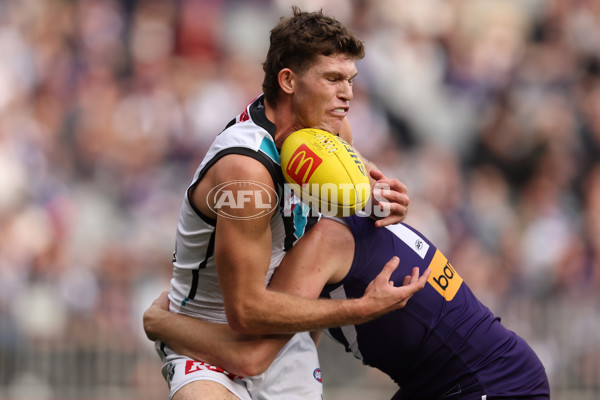 AFL 2024 Round 24 - Fremantle v Port Adelaide - A-53402391