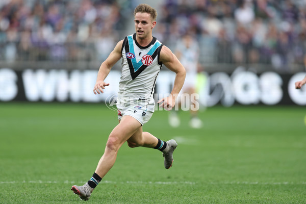 AFL 2024 Round 24 - Fremantle v Port Adelaide - A-53402425
