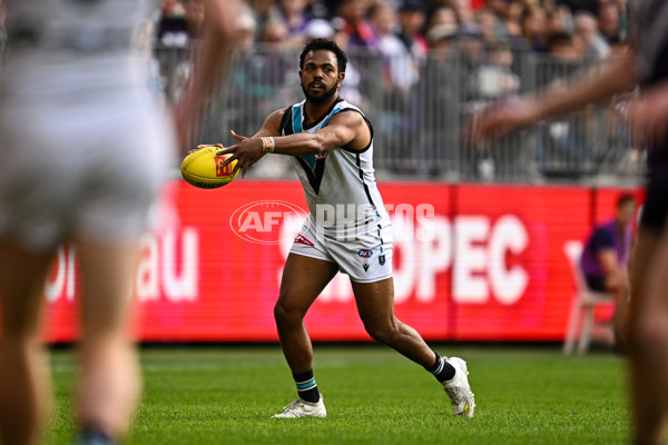 AFL 2024 Round 24 - Fremantle v Port Adelaide - A-53402566