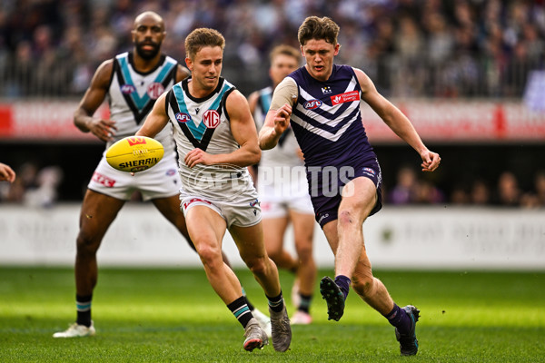 AFL 2024 Round 24 - Fremantle v Port Adelaide - A-53402575