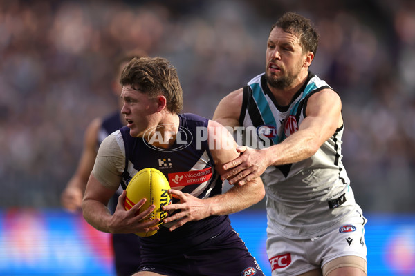 AFL 2024 Round 24 - Fremantle v Port Adelaide - A-53402609