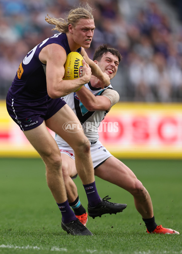 AFL 2024 Round 24 - Fremantle v Port Adelaide - A-53402620