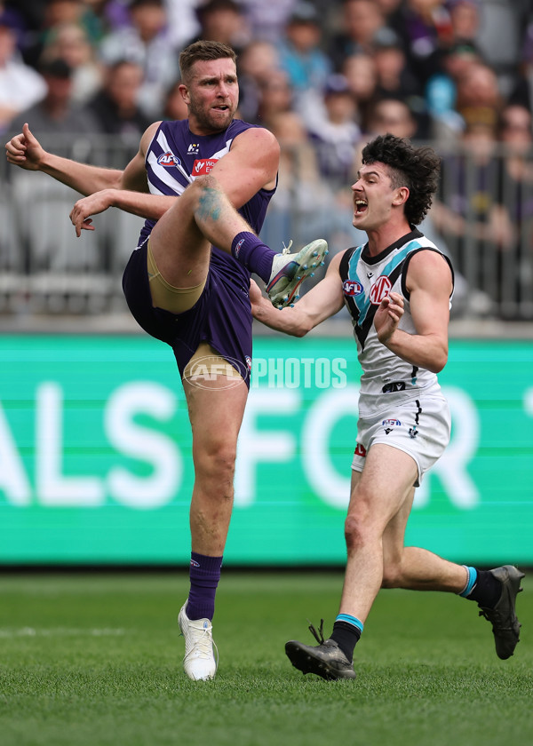 AFL 2024 Round 24 - Fremantle v Port Adelaide - A-53402633