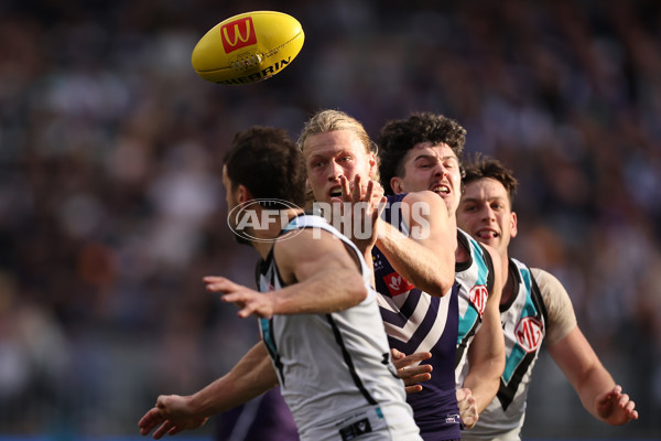 AFL 2024 Round 24 - Fremantle v Port Adelaide - A-53404373