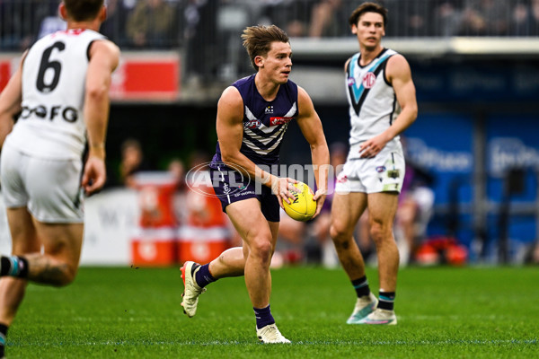 AFL 2024 Round 24 - Fremantle v Port Adelaide - A-53405873