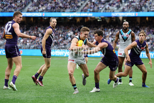 AFL 2024 Round 24 - Fremantle v Port Adelaide - A-53405890