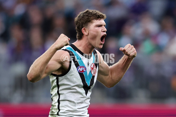 AFL 2024 Round 24 - Fremantle v Port Adelaide - A-53405901