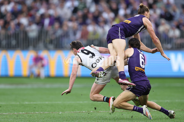 AFL 2024 Round 24 - Fremantle v Port Adelaide - A-53405940