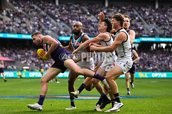AFL 2024 Round 24 - Fremantle v Port Adelaide - A-53405961
